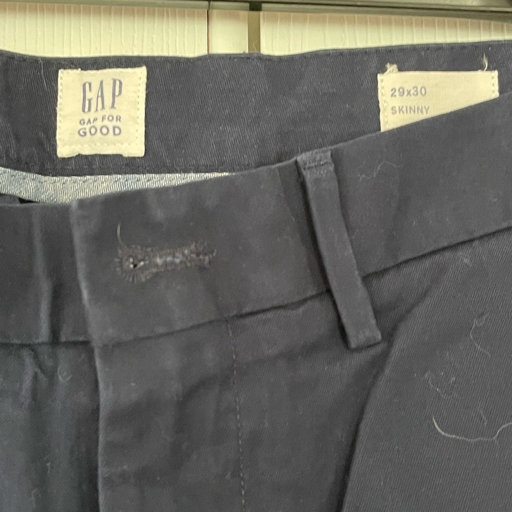 GAP Men's Navy Skinny Pants